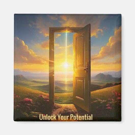 Motivatie ontgrendel uw potentiële positiviteit magneet (Voorkant)
