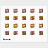 Motivatie Ontwerp Ronde Sticker (Vel)