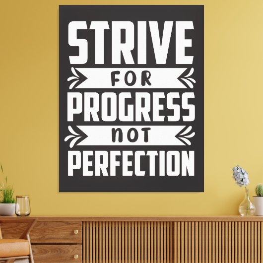 Motivatie ontwerp van het shirt canvas afdruk (Insitu (Woonkamer))