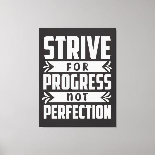 Motivatie ontwerp van het shirt canvas afdruk (Voorkant)