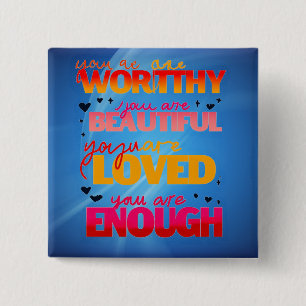 Motivatie ontwerp vierkante button 5,1 cm