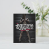 Motivatie op zijn best briefkaart (Staand voorkant)