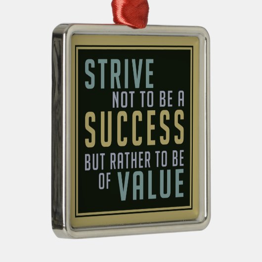 Motivatie ornament voor succes en waarde (Rechts)