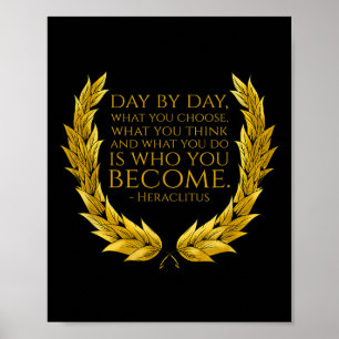 Motivatie Oude Griekse filosofie - Heraclitus Poster
