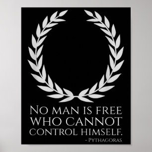 Motivatie Oude Griekse filosofie Pythagoras Q Poster