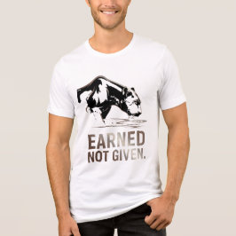 Motivatie Panther Gym Quote T-Shirt