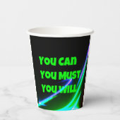 Motivatie Papieren Bekers (Achterkant)