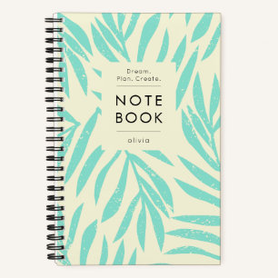 Motivatie Pastel Botanisch Modern Notitieboek