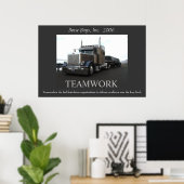 Motivatie Peterbilt Poster (Thuiskantoor)