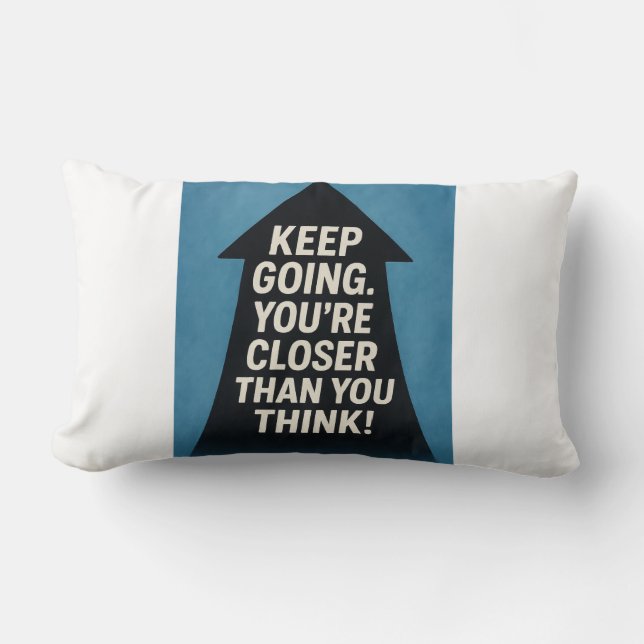 Motivatie pijl kussen (Voorkant)