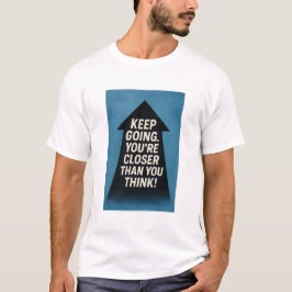 Motivatie pijl t-shirt
