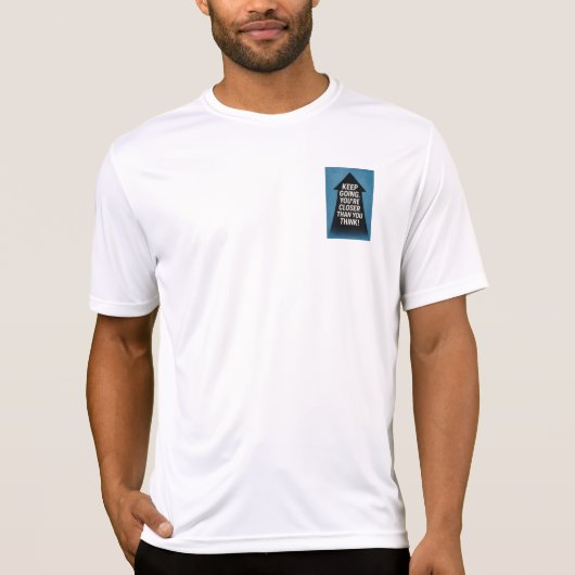 Motivatie pijl t-shirt (Voorkant)