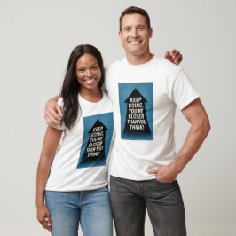 Motivatie pijl t-shirt