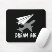 Motivatie Pilot Aerospace Engineer Dream Paper Muismat (Met muis)
