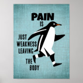 Motivatie pinguïn poster (Voorkant)
