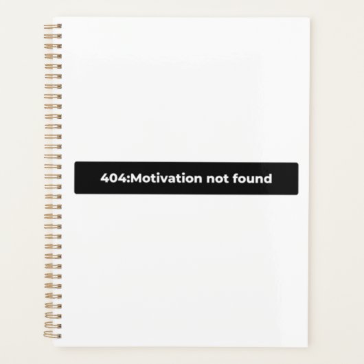 Motivatie Planner (Voorkant)