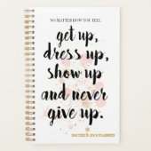 Motivatie planner nooit opgeven (Voorkant)