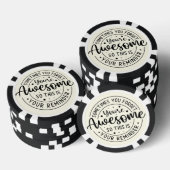 Motivatie Poker Chip Gift, Leuk Casino Spel (Opstapeling)
