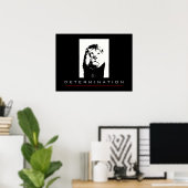 Motivatie Pop Art Lion Poster Print (Thuiskantoor)