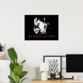 Motivatie Pop Art Lion Poster Print (Thuiskantoor)