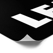 Motivatie Pop Kunstleiders Wolf Black Red Poster (Hoek)