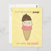 Motivatie pop op Ice Cream Briefkaart (Voorkant / Achterkant)