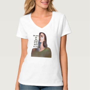 Motivatie portretkunst t-shirt
