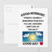 Motivatie positief briefkaart (Voorkant / Achterkant)