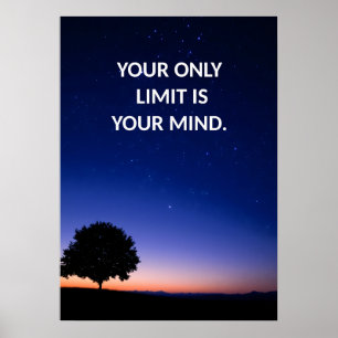 Motivatie positief nederig tekst Poster