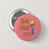 Motivatie positief ronde button 5,7 cm (Voorkant /achterkant)