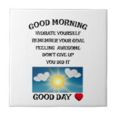 Motivatie positief tegeltje (Voorkant)