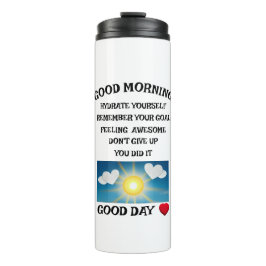 Motivatie positief thermosbeker