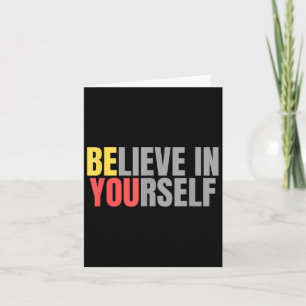 Motivatie Positieve Berichtcitaat Geloof In De Jou Kaart