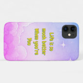 Motivatie positiviteit empowerment iPhone iPad hoe Case-Mate iPhone Case (Achterkant (horizontaal))