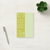 Motivatie post-it notities nooit opgeven post-it® notes (Kantoor)