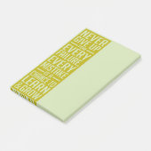 Motivatie post-it notities nooit opgeven post-it® notes (Schuin)