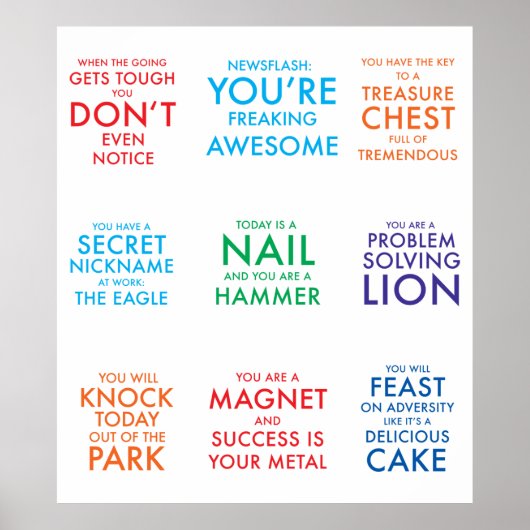 Motivatie Poster (Voorkant)