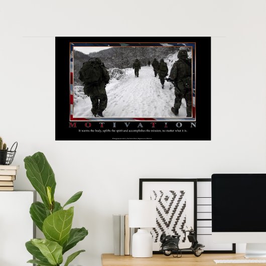 Motivatie Poster (Thuiskantoor)