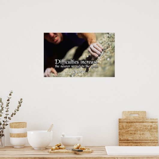 Motivatie Poster afdrukken (Keuken)