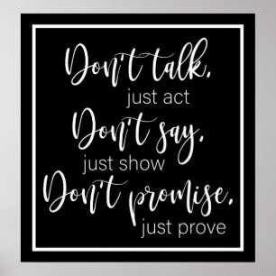 Motivatie Poster afdrukwaarde (Matte)