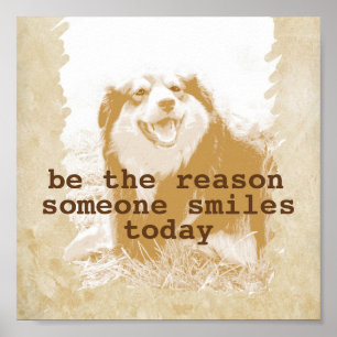 motivatie poster citaat met schattige foto-kunst
