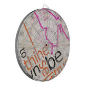 Motivatie Poster Dartbord (Voorkant Links)