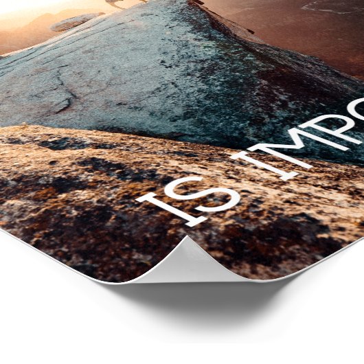 Motivatie Poster dat niets beklimt is onmogelijk (Hoek)