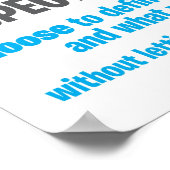 Motivatie Poster - Eerbiediging van uzelf [Uitgebr (Hoek)