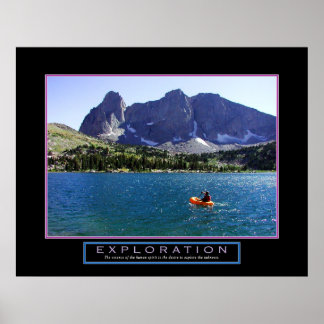 Motivatie Poster - "Exploratie" - 22 x 28"