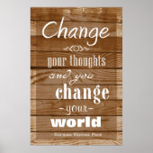 Motivatie Poster hout (Voorkant)