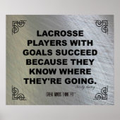 Motivatie Poster Lacrosse 008 (Voorkant)