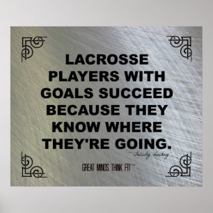 Motivatie Poster Lacrosse 008