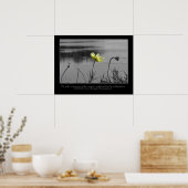 Motivatie Poster Lotus en Dragonflies (Keuken)