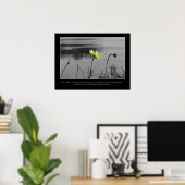 Motivatie Poster Lotus en Dragonflies (Thuiskantoor)